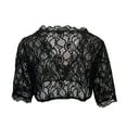thumbnail image 4 of TAIAOJING Women Lace Crop Top Blouse For Oktoberfest Blouse Black Dirndl Blouse Lace Dirndl Elegant, 4 of 5