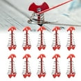 thumbnail image 3 of 10pcs Tent Stakes Deck Anchor Pegs Camping Outdoor Spring Fishbone Fixed Nails, 3 of 7