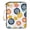 Abstract Circle and Dots, variant on Haosy Accordion File Organizer Zipper Binder 500 Sheet 6-Tab Expanding File Folder Multi-Pocket 1.2 Inch 3 Ring Watercolor Cute Lion Sleeping