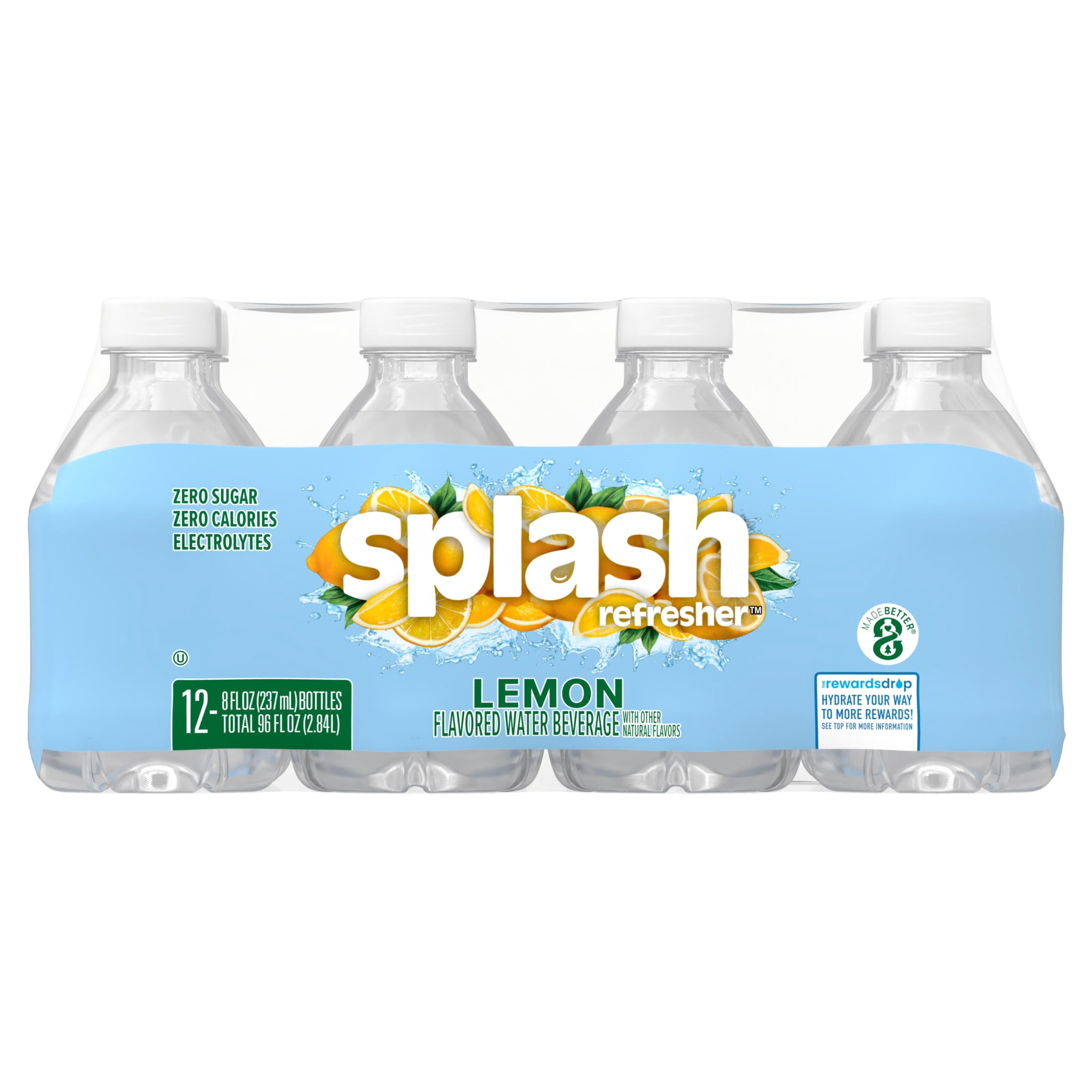 Lemon Splash Water 12pk | Sparkling water for grocery retail