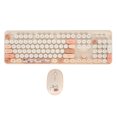 thumbnail image 1 of Gaming Keyboard, 104 Keys Battery Powered 1600 DPI Cordless Computer Keyboard And Mouse Combo, Auto Sleep Gaming Keyboard And Mouse Set For  For OS X, 1 of 8