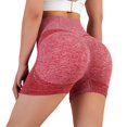 thumbnail image 1 of Pantalones cortos de Yoga sin costuras para Mujer, Shorts de cintura alta con efecto Push-Up, para correr, ciclismo y gimnasio, novedad de verano, 1 of 4