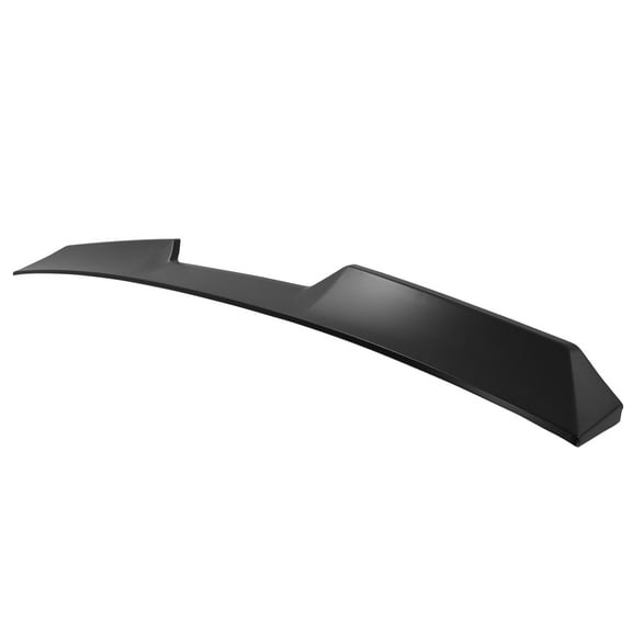Ikon Motorsports Roof Spoiler Compatible With 2022-2025 Subaru WRX, Unpainted Black ABS Plastic V Style Rear Window Visor Wing Lip