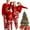 Red-Dad, variant on GRNSHTS Family Matching Christmas Pajamas Women Cotton Jammies Men Clothes Sleepwear Long Sleeve Pjs(Red-Men/L)