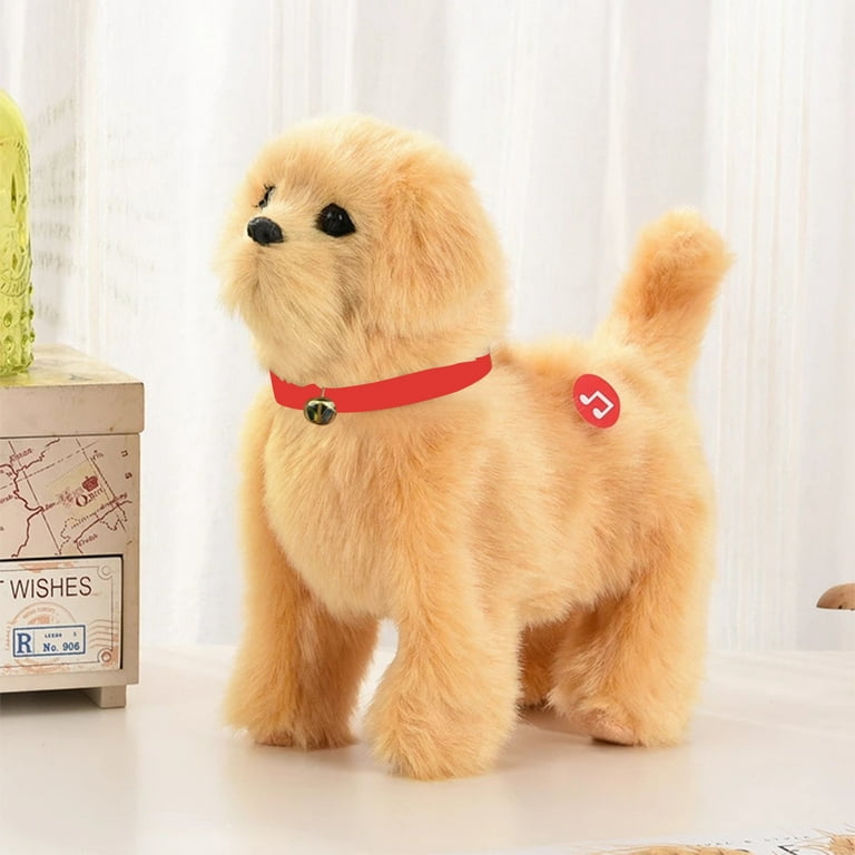 Plush Dog Toys Electronic Dog Barking Lighting Walking Puppy Toy