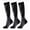 3 Pairs-Black, variant on Set of 3 Compression Socks for Both Men And Women, Ideal for Outdoor Activities Like Basketball And Football, Perfect for Running, Traveling, Cycling, And Athletic Use.