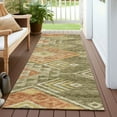 thumbnail image 6 of Addison Rugs Chantille Indoor/Outdoor Transitional Global Green Washable Runner Rug, 2'3" x 7'6", 6 of 6