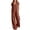 Brown, variant on QIYAGBSA Jumpsuits for Women Cotton Linen Short Sleeve Zip Front Wide Leg with Pockets Soft Casual (White, L)