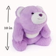 thumbnail image 2 of GUND Original Snuffles Teddy Bear, Stuffed Animal Plush Toy for Ages 1 and Up, Purple, 10, 2 of 7