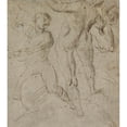 thumbnail image 3 of Anonymous 15x16 Black Modern Framed Museum Art Print Titled - Laocoon (Recto) (Second Half 16th Century), 3 of 5