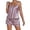 A-Purple150, variant on Women's Satin Lace Trim Pajama Set V Neck Cami Sleep Set Soft Elegant Sleeping Pajama Sets