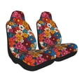 thumbnail image 3 of Car Seat Covers Are Protected From Dust And Spillage And Elastic Straps Are Easy To Install For Easy Car Suv Truck Delivery Colorful Floral Pattern Groovy Flowers (1) 1, 3 of 8