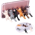 thumbnail image 1 of Soporte Para Teléfono Con Forma De Gato, Ventosa Fuerte, Para Teléfonos Móviles Y Tabletas, 6 Uds., 1 of 8