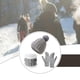 thumbnail image 5 of Gorro de invierno cómodo de 3 piezas para hombre y mujer, calentador de cuello con forro de felpa Gris, 5 of 8