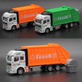 thumbnail image 2 of Garbage Truck Model Mini 1/48 Garbage Truck Model with Trash Can Kids Children Toys Birthday Gift, 2 of 2