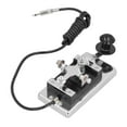 thumbnail image 3 of Telegraph Key Morse Code Aluminum ,Portable, CW ,Straight Key Morse Practice Key K4 Key Telegraphing Heavy Key for Communication Teaching, 3 of 8