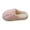 Pink, variant on Women's Slip on Fuzzy House Slippers Memory Foam Slip-on House Shoes Indoor Outdoor Anti-Skid Sole Gifts for Women Mom Ladies Perfect for House Bedroom Lounges Hotel