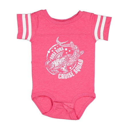 

Inktastic Bora Bora Cruise Squad Shark Design Gift Baby Boy or Baby Girl Bodysuit