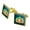 Gold, variant on Kitsune Nine-Tailed Fox Square Cufflink Set - Silver or Gold