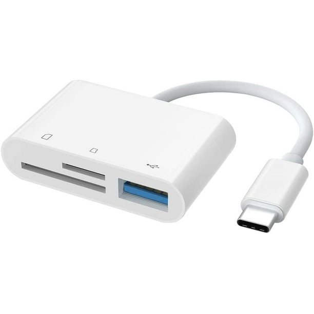 Sd Card Reader Usb C Micro Sd Memory Card Reader Adapter 3 In 1 2tb Capacity Camera Reader For Ipad Pro Macbook Chromebook Xps And Other Ubc C Devices Walmart Com Walmart Com