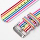 thumbnail image 5 of Correas de reloj de lona duraderas compatibles con Apple Watch 45 mm 41 mm 44 mm 40 mm 42 mm 38 mm, correa de nailon premium para reloj Iwatch Sery 7 6 5 4 3 2 1 Ba, 5 of 5