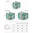 thumbnail image 2 of Dragonfly Small Toaster Cover 2 Slice, Kitchen Appliance Covers, Modern Abstract Gradient Teal Green Toaster Oven Cover with Loop, Bread Machine Cover Polyester Dust Cover Protection, 2 of 4