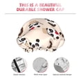 thumbnail image 4 of Yiaed Panda Ice Creams Donuts Print Reusable Shower Cap & Bath Cap & Lined, Oversized Waterproof Shower Caps Designed for all Hair Lengths, 4 of 7