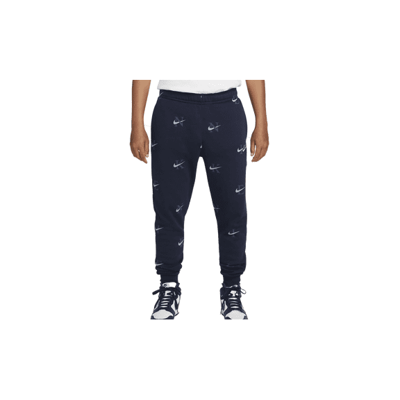 NIKE MENS Sportswear Club Bb Aop Jogger Pants Mens Style "Midnight" DV9611 451 DV9611 451 from Stadium Goods