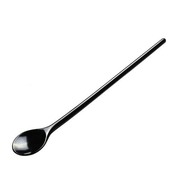 Gourmac Melamine 11" Round Mixing Spoon, Black