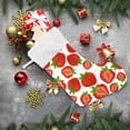 thumbnail image 6 of Coolnut Strawberry Christmas Stocking, Personalized Large Candy Stocking, Xmas Stockings Decoration Hanging Gift for Family Holiday Party Ornaments Decor Fireplace, 6 of 7