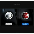 thumbnail image 5 of Xotic Tech Real Carbon Fiber Keyless Engine Start Stop Push Button Decor Cover for Mercedes Red, 5 of 7