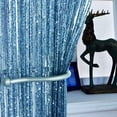 thumbnail image 3 of Gustave 39"x78" Glitter String Curtain Wall Panel Fringe Window Room Blind Divider Tassel Screen for Wedding Home Decoration "Blue", 3 of 8