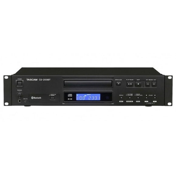 Tascam CD 200BT Rackmount CD et Lecteur MP3 avec Bluetooth 8 Voies