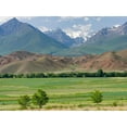 thumbnail image 2 of Zwick, Martin 14x12 White Modern Wood Framed Museum Art Print Titled - Agriculture near lake Issyk-Kul, 2 of 4