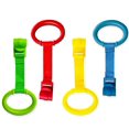 thumbnail image 1 of 4 unidades, anillo de tirón para bebé, juego de bebé, juego de bebé, anillo de pie para cama de bebé, cuna, niño, actividad infantil, herramienta de entrenamiento para caminar Afortunado Sencillez, 1 of 5