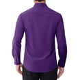 thumbnail image 7 of sogami Men's Stain-Resistant Slim Fit Dress Shirts Long Sleeve Stretch Button Down Shirt, 7 of 7