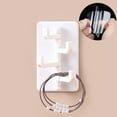 thumbnail image 2 of Fdelink No Trace Hook,Foldable Wall Hook,Sticky Hook Household Strong Punch Free Hook Creative Multifunctional Hook Rack Wall Sticker Hook Rack, 2 of 4