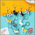 thumbnail image 2 of MINI llavero de gato lindo de dibujos animados para mujer, llavero de gato lindo, llavero de gato creativo Kawaii, llavero de coche para mujer, accesorios colgantes, regalos DIY, 1-5 piezas, 2 of 4