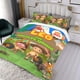 thumbnail image 3 of Leo Guardabosques Salvaje Conjunto de sábanas temático, trío de piezas, cómodo y amigable con la piel, diseño único, regalo de decoración para el hogar para familiares, amigos y fans,173cm *218cm, 3 of 6