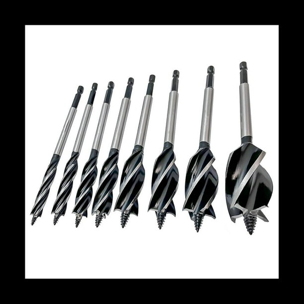 Broca de 8 Piezas para Madera, Broca de 4 Flautas para Madera y Blanda, PláStico y Paneles de Yeso (10 Mm-32 Mm)