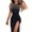 Black, variant on Vedolay Long Dress Women Sleeveless Deep V Neck Loose Plain Long Maxi Formal Dress,Black L