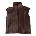 thumbnail image 5 of TIANZEN Knit Zip Front Vest Sleeveless Oversized Outerwear With Side Pockets Casual Layering Cardigan Two Vest Denim Vest Sweater Sleeves Juniors Flannel Vest, 5 of 5