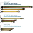 thumbnail image 3 of Buckle-Down Pet Collar, Dog Collar Plastic Buckle, Rasta, 16 to 23 Inches 1.5 Inch Wide, 3 of 8