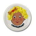 thumbnail image 5 of Fred Ms. Food Face Dinner Plate for Kids - 8.25” Ceramic Dinnerware Plate Lets Children Create Edible Hairstyles & Accessories - Fun & Durable Children’s Tableware for Creative Meals, 5 of 7