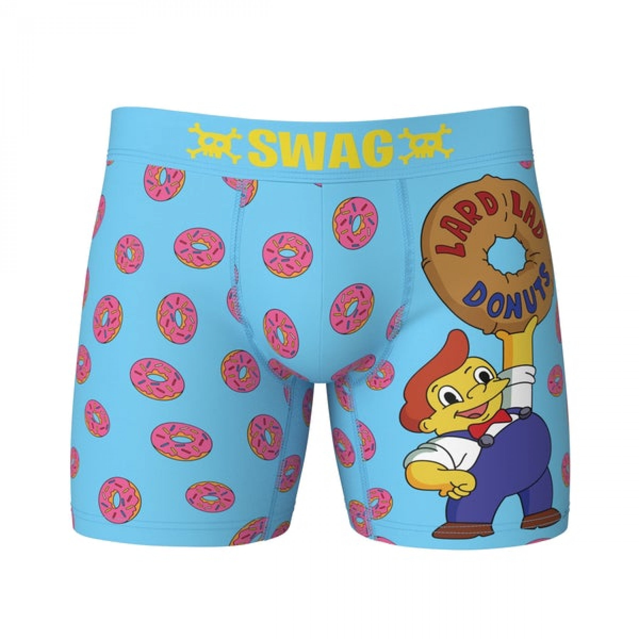 The Simpsons Lard Lad Donuts All Over Print Swag Boxer BriefsXLarge