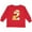 Red, variant on Inktastic 2nd Birthday Safari Lion 2 Year Old Boys or Girls Long Sleeve Toddler T-Shirt