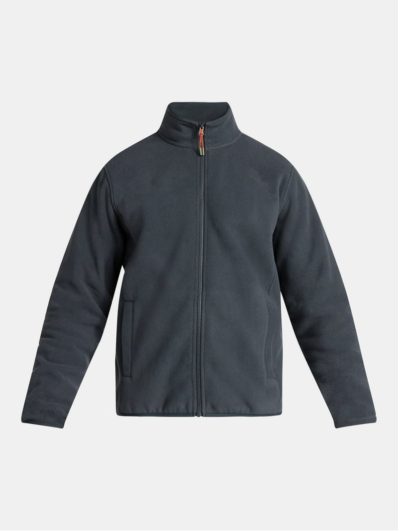 Ozark Trail Men's and Big Men's Fleece Zip-Front Jacket, Sizes S