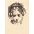 thumbnail image 3 of Frans Schwartz 11x14 Black Modern Framed Museum Art Print Titled - Head of a Young Girl Seen from the Front (1906 - 1907), 3 of 5