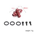 thumbnail image 4 of Eje recto para coche RC con tornillos y arandelas para camión Arrma Senton 1/8 (DIY). rojo, 4 of 4