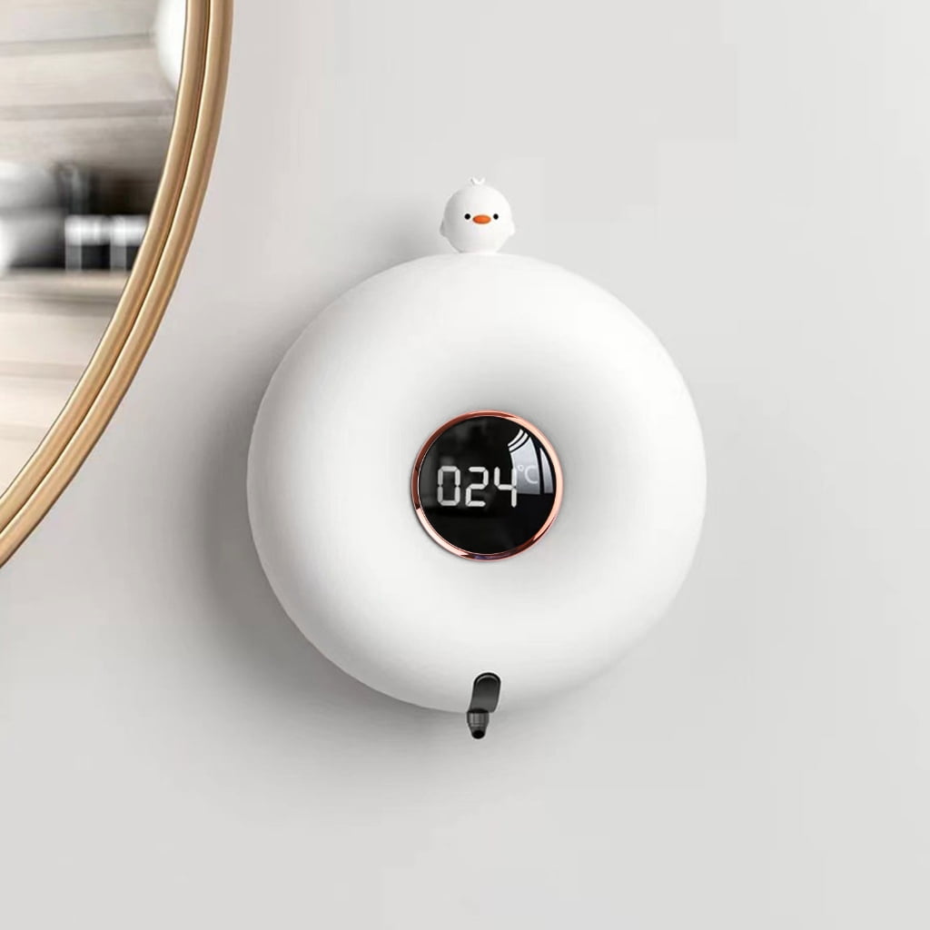300ml Auto Soap Dispenser Wall Mounted Soap Dispenser for Shopping Mall Hospital Office Contact-free Automatic Foaming